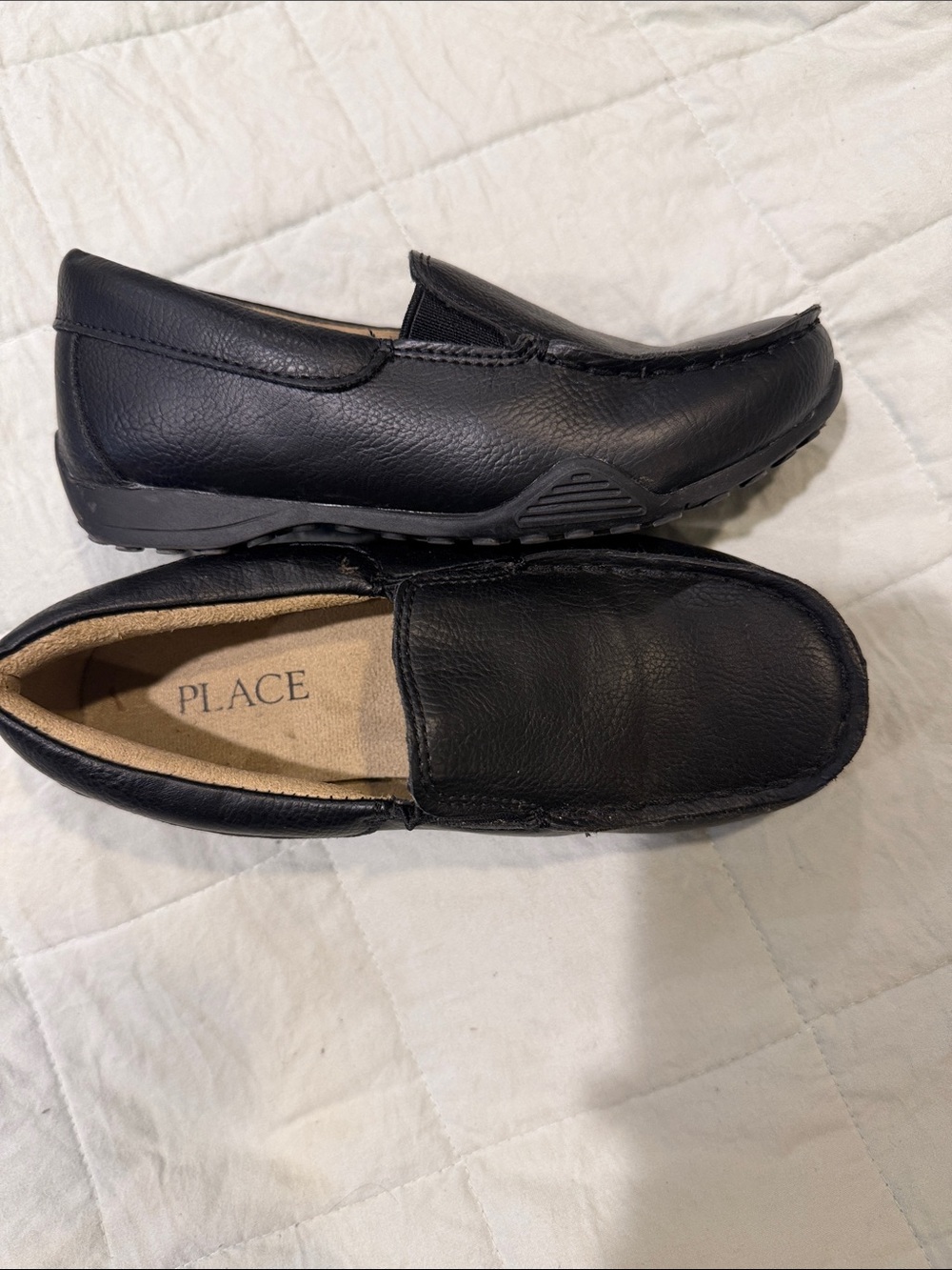 The Children's Place Black Slip-On Moccasin Loafers for Kids